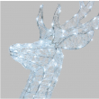 RENNA 3D CM 160 H CON 380 LED DA ESTERNO INTERNO, LUCE FISSA, TIMER DECORAZIONE LUMINOSA