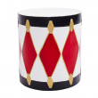 TAMBURO ASTRA BIANCO-ROSSO DIVERSE MISURE