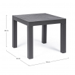 TAVOLINO KLEDI CM 50 X 50 DUE COLORI