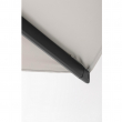 OMBRELLONE BRACCIO ARIES MT 4X4 ANTRACITE TELO NATURALE