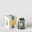 CANDELA PROFUMATA GOLDLILY 140GR CON CUPOLA IN VETRO DIVERSE FRAGRANZE
