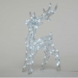 RENNA 3D CM 6 H A BATTERIA CON 380 LED DA ESTERNO INTERNO, LUCE FISSA, TIMER DECORAZIONE LUMINOSA