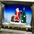 LANTERNA TV BRUNITA GLITTER ILLUMINATA CM 22H CON BABBO NATALE