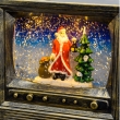 LANTERNA TV BRUNITA GLITTER ILLUMINATA CM 22H CON BABBO NATALE