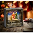 LANTERNA TV BRUNITA GLITTER ILLUMINATA CM 22H CON BABBO NATALE