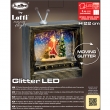 LANTERNA TV BRUNITA GLITTER ILLUMINATA CM 22H CON BABBO NATALE