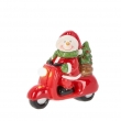 DECORAZIONE CARLENE CON LED DIVERSE VERSIONI BABBO/PUPAZZO DI NEVE