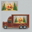 COCA COLA TRUK GLITTER ILLUMINATA CM 17H