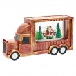 COCA COLA TRUK GLITTER ILLUMINATA CM 17H