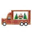 COCA COLA TRUK GLITTER ILLUMINATA CM 17H