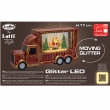 COCA COLA TRUK GLITTER ILLUMINATA CM 17H