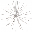 TWIG BALL ARGENTO 200 LED DIAMETRO CM 60 BIANCO CALDO GIOCO DI LUCE FLASH DIAMOND, TIMER, INTERNO/ESTERNO, RAMO STELLA