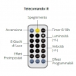 CATENA METRI 10 CON 100 MICROLED FILO MODELLABILE, BATTERIA POWER BANK 1800MAh RICARICABILE ,TELECOMANDO ,TIMER,GIOCHI DI LUCE