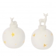 DECORAZIONE SFERA DEER DUE MISURE