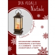 LANTERNA RETTANGOLARE ILLUMINATA CM 27,5 H