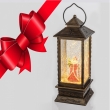 LANTERNA RETTANGOLARE ILLUMINATA CM 27,5 H