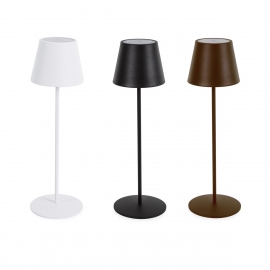 LAMPADA DA TAVOLO LED ETNA A BATTERIA DIVERSI COLORI CM 38H