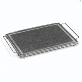 PIETRA OLLARE NATURALE CM 30X40 CON SUPPORTO