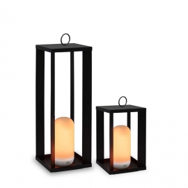 LANTERNA SIROCO A BATTERIA EFFETTO FIAMMA DUE MISURE