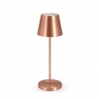 LAMPADA DA TAVOLO LED ETNA DIVERSI COLORI CM 38H CON BASE DI RICARICA