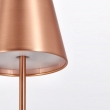 LAMPADA DA TAVOLO LED ETNA DIVERSI COLORI CM 38H CON BASE DI RICARICA