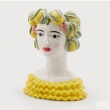 VASO FACCIA CON LIMONI CM 32 ALTEZZA IN CERAMICA