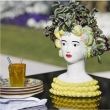VASO FACCIA CON LIMONI CM 32 ALTEZZA IN CERAMICA