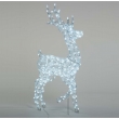 RENNA 3D CM 125 H CON 240 LED DA ESTERNO INTERNO, GIOCHI DI LUCE, TIMER DECORAZIONE LUMINOSA