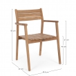 POLTRONA ADRIEL IN TEAK