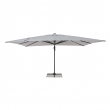 OMBRELLONE BRACCIO VEGA 3X3 ANTRACITE TELO GRIGIO CHIARO