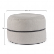 POUF GULIZARD GRAPHITE DIAMETRO CM 50