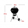 BARBECUE MASTER-TOUCH GBS E-5750 D. 57 CM 2025