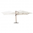OMBRELLONE BRACCIO ORION MT 3X4 PALO EFFETTO LEGNO TELO BEIGE