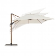 OMBRELLONE BRACCIO ORION MT 3X4 PALO EFFETTO LEGNO TELO BEIGE