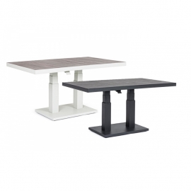 TAVOLO TRUMAN CM 140 X 85 X 49 / 72 ALTEZZA DUE COLORI