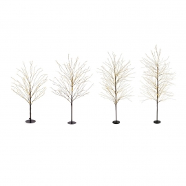 ALBERO BUNCH MARRONE CON LED VARIE MISURE