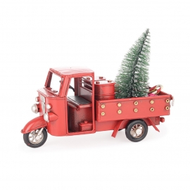 DECORAZIONE MOTOR APE CON PINO