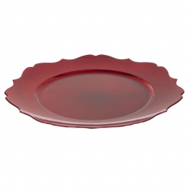 SOTTOPIATTO MERLETTO DIVERSI COLORI DIAMETRO CM 33