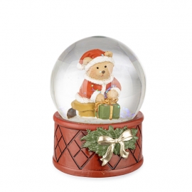 DECORAZIONE WATERBALL JEFF ORSO CON REGALO