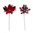 PICK POINSETTIA ERTEMIOS ROSSO VERDE DUE MISURE