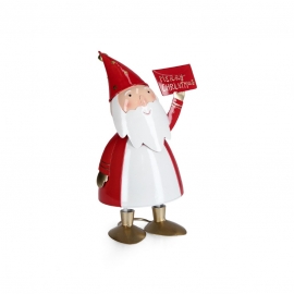 BABBO CLAUD STAND MERRY XMAS H19