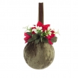 DECORAZIONE SFERA INGRID DUE COLORI DIAMETRO 12CM