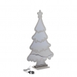 BABBO NATALE LUMINOSO DUE MISURE DA ESTERNO, DECORAZIONE LUMINOSA
