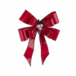 DECORAZIONE FIOCCO ALBERTE ROSSO DUE MISURE