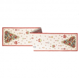 RUNNER MABEL BIANCO CON ALBERO CM 183X33