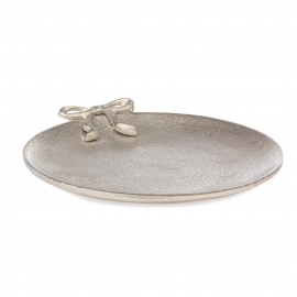 PIATTO ALEXIS DIAMETRO 19 CM ARGENTO
