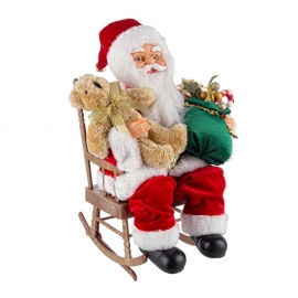 BABBO NATALE ANIMATO CON DONDOLO