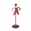 PORTA CANDELA RIBBON ROSSO DUE MISURE