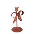PORTA CANDELA RIBBON ROSSO DUE MISURE