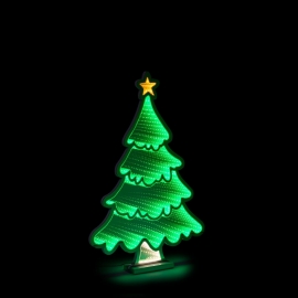 DECORAZIONE LUMINOSA HOLIDAY PINO DA INTERNO